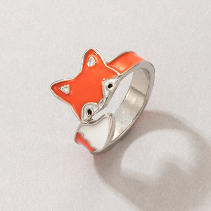 Dolphin Fox Turtle Butterfly Fun Animal Ring