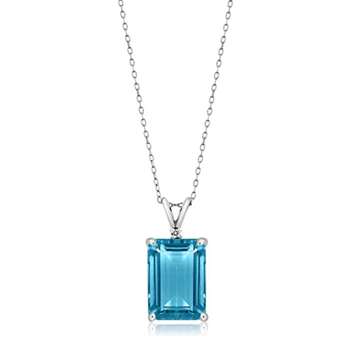 Square four-claw pendant clavicle chain exquisite light luxury necklace