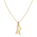 Gold alloy 26 English letter necklace - wallojewerly 