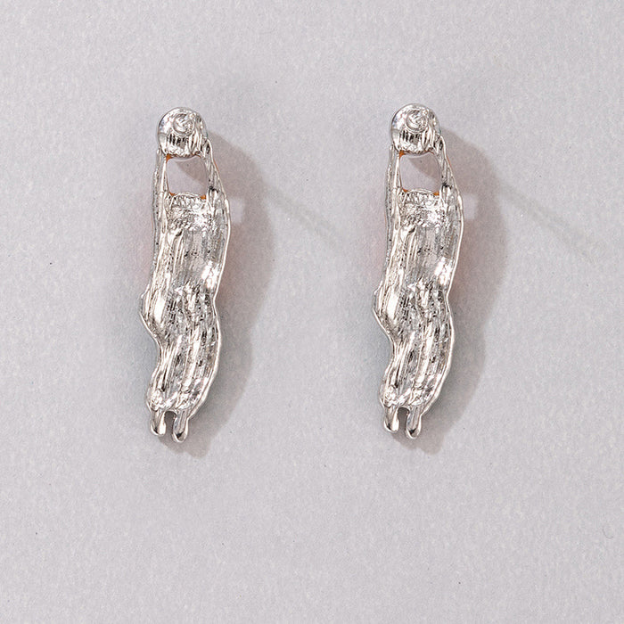 Pendientes cóncavos y convexos, pendientes con personalidad, joyas.