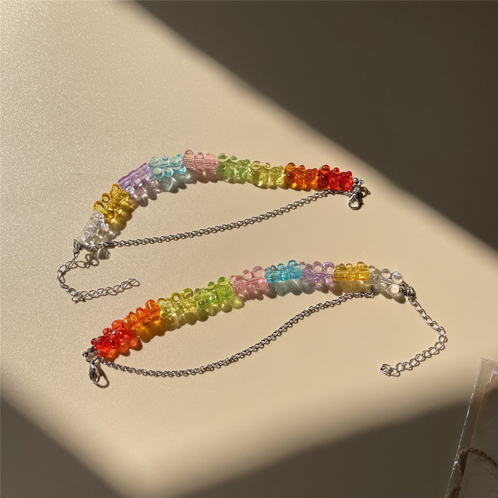 Little Monster Color Beaded Adjustable Bracelet Bracelet