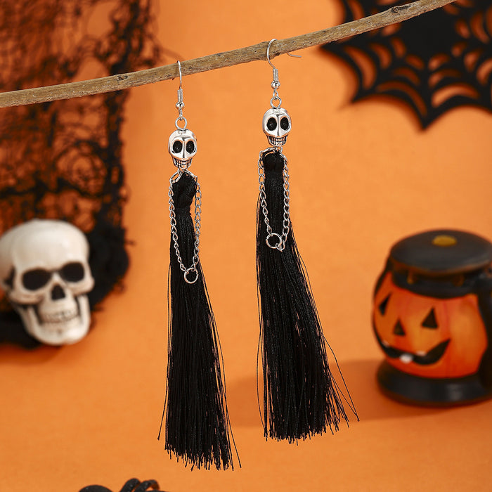 Wholesale Halloween Cartoon Stud Earrings Set - Spooky Pumpkin, Ghost & Bat Alloy Earring Multipack for Women