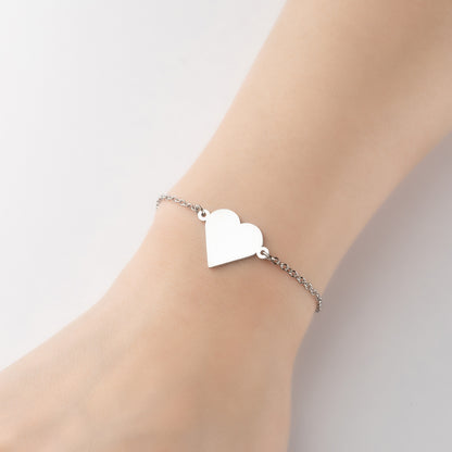 Love star pendant bracelet, stainless steel tree of life coconut tree bracelet wholesale