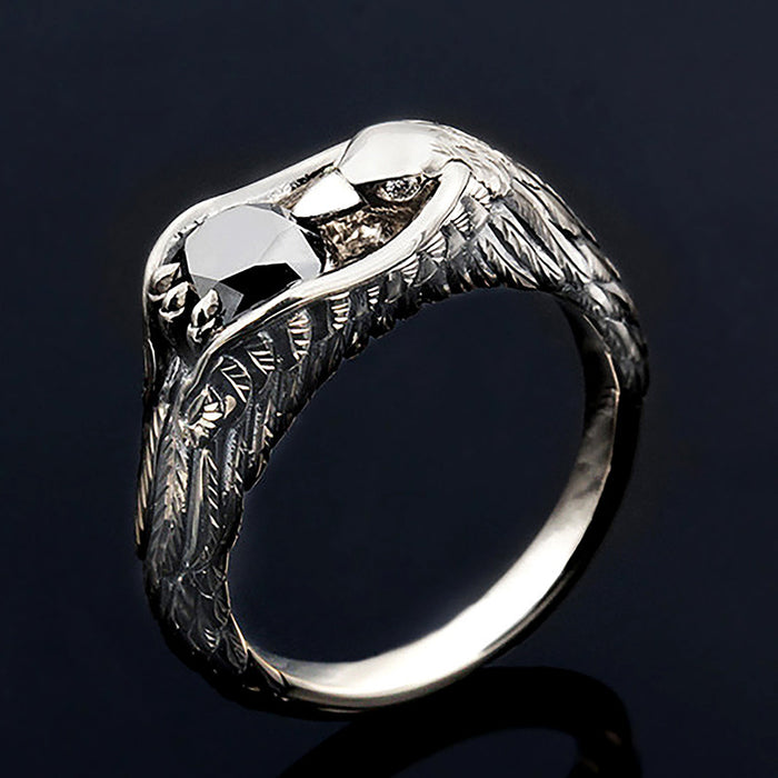 Vintage Eagle Men's Ring Creative Animal Design