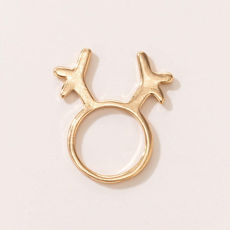 Christmas Elk Santa Ring