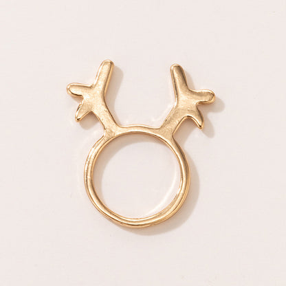 Christmas Elk Santa Ring