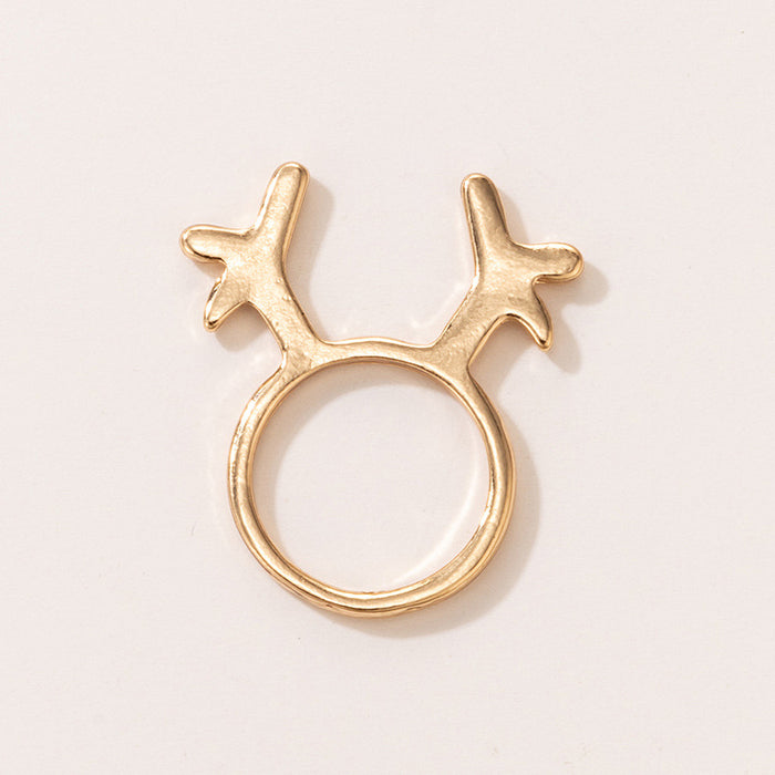 Christmas Elk Santa Ring