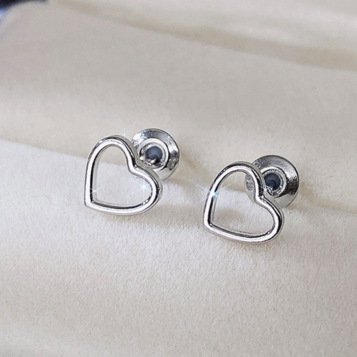 Heart shaped earrings Valentine's Day gift for girlfriend