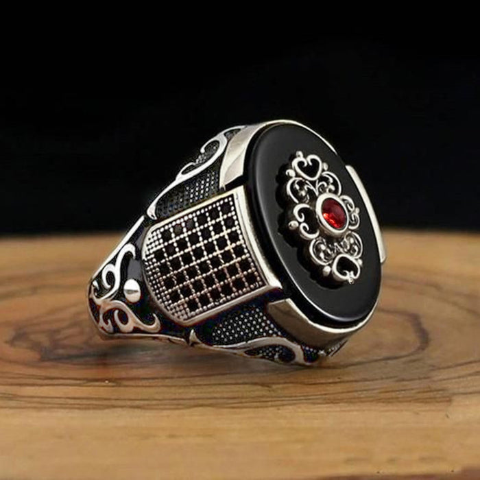 women's vintage embossed ring