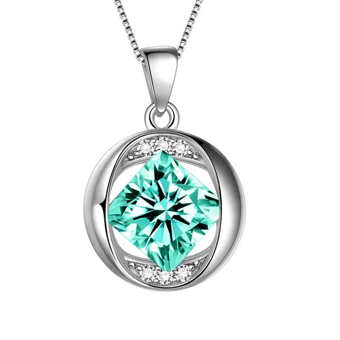 Hollow diamond design versatile commuter necklace for women - wallojewerly 