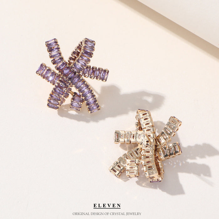 Luxury Zircon Earrings - Minimalist Studs for a Stylish and Sophisticated Look