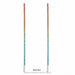 Korean Colorful Long Earrings - Simple Rhinestone Dangles for a Stylish Look - wallojewerly 