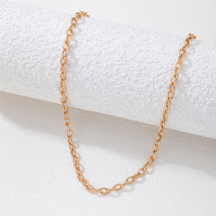 Classic Bold Chain Choker Necklace - Versatile Unisex Design