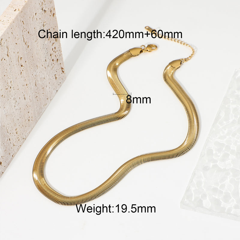 18K Gold-Plated Stainless Steel Star Pendant Necklace with Minimalist Design - wallojewerly 