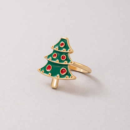 Christmas Elk Santa Ring