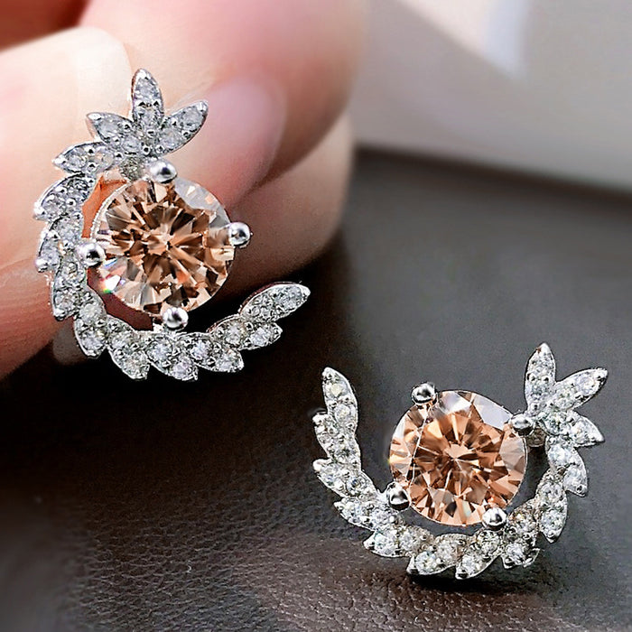 Crystal long earrings versatile earrings for women