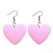 Colorful love earrings - wallojewerly 