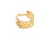 Wholesale 18K real gold, stainless steel, titanium steel irregular openwork rings - wallojewerly 
