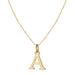 Gold alloy 26 English letter necklace - wallojewerly 