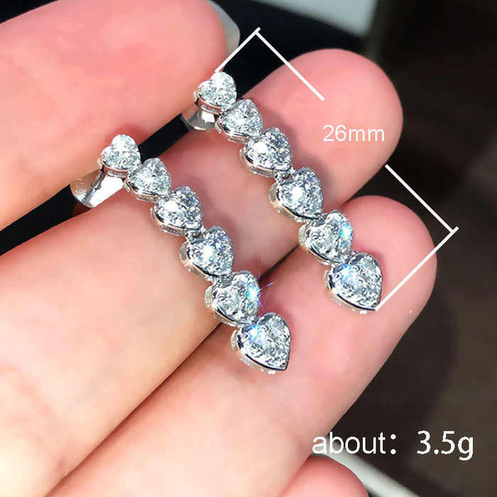 Zirconia Stud Earrings Fashion Earrings Wholesale