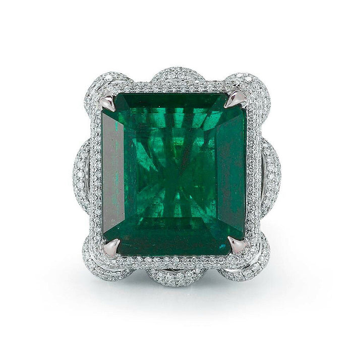 Baguette Emerald Ring