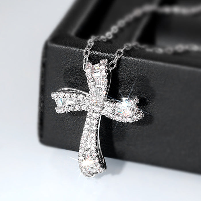 Cross Windmill Pendant Necklace