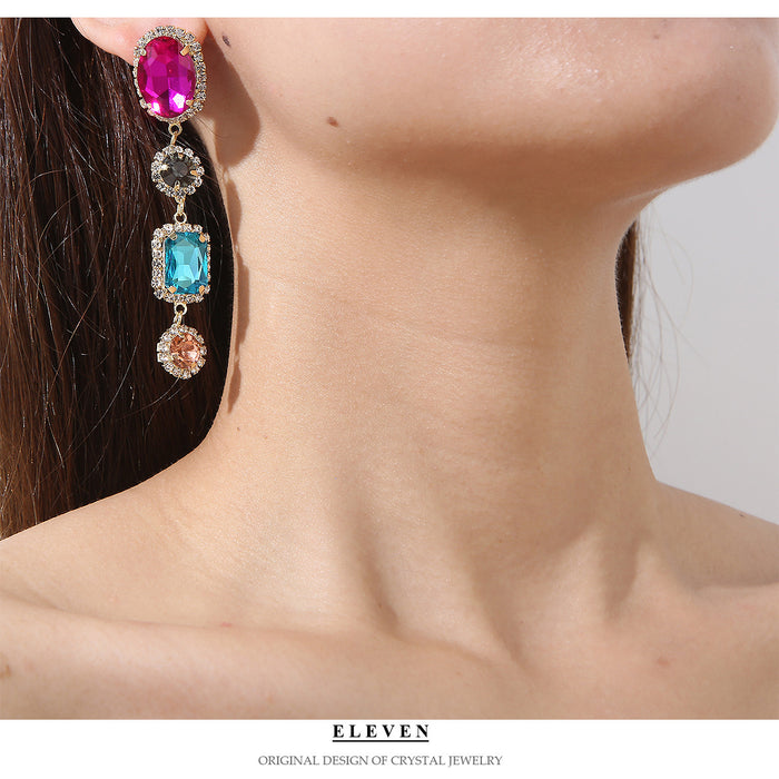 Vintage Luxury Princess Earrings - Exquisite and Versatile Statement Jewelry for Women