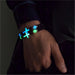 Wholesale Multi-colored Glow-in-the-Dark Volcanic Stone Bracelets with Cross Beads - wallojewerly 