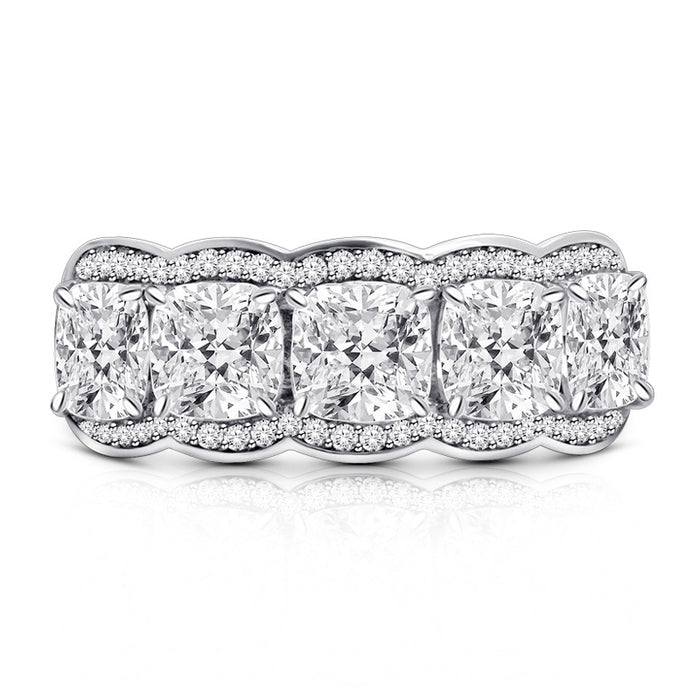 Geometric zircon ring for women, engagement and bride matching