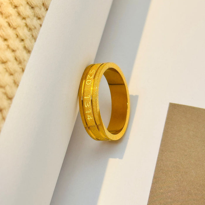Wholesale imitation titanium steel gold couple rings