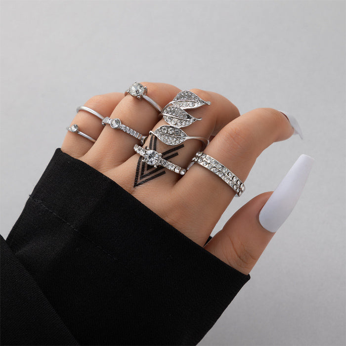 Spider Snake Palm Eight-Character Ring Set 15 Pieces