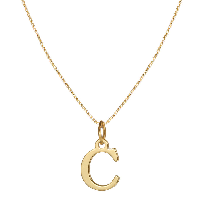 Gold alloy 26 English letter necklace - wallojewerly 