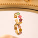 Wholesale stainless steel colorful smiley face and flower open rings - wallojewerly 