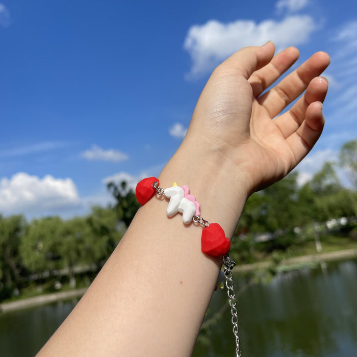 Kuromi bow bracelet hip-hop style adjustable Bracelet