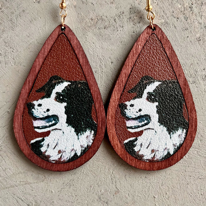 Wooden Attack Earrings