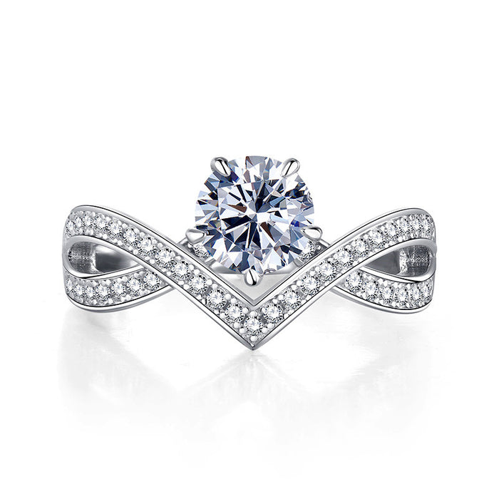 women's crown ring european and american fashion ring