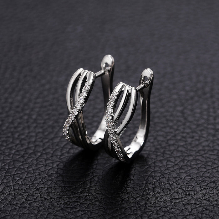 Geometric Wrap Earrings for Women Fashion Earrings