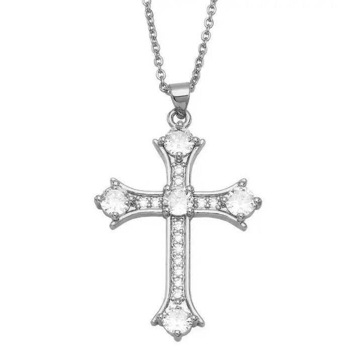 Cross personality pendant necklace retro punk style