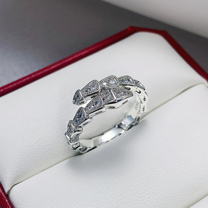 Snake Ring Women's Medusa 3D Animal Design