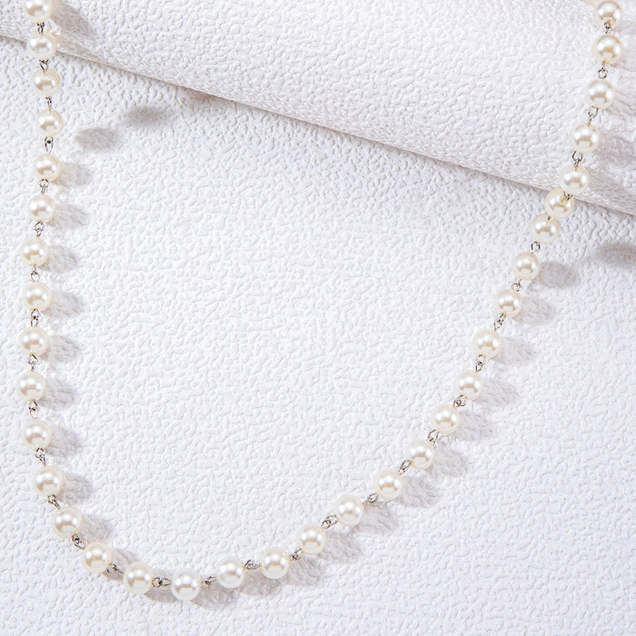 Pearl waist chain elegant dress accessories