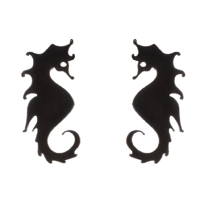 Cat bat earrings, Amazon new stainless steel simple dolphin temperament ear bone studs wholesale