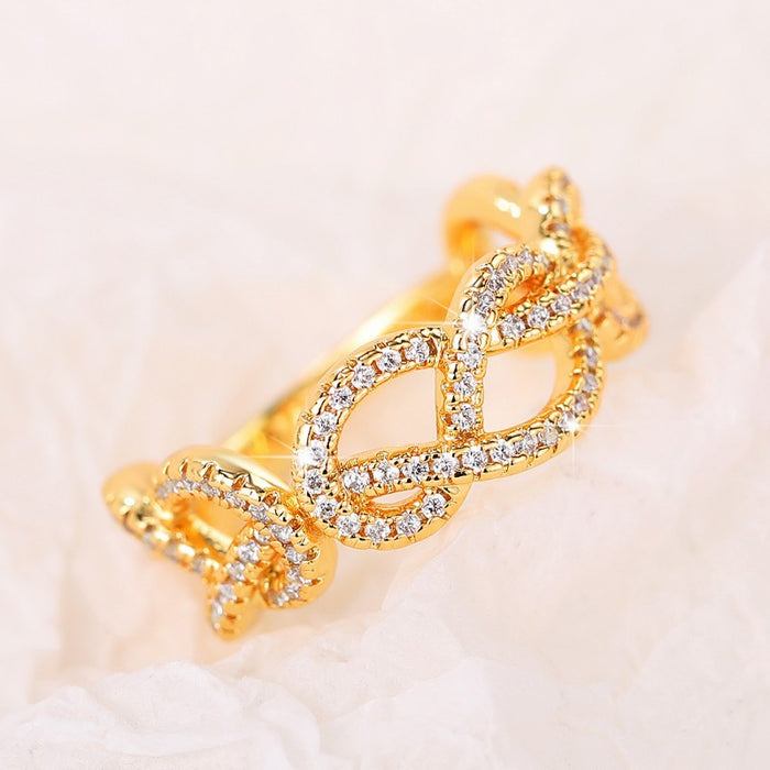 New trend of full diamond chain wrapped ring