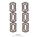 Geometric Zircon Hollow Earrings - Vintage Long Tassel Statement Jewelry - wallojewerly 