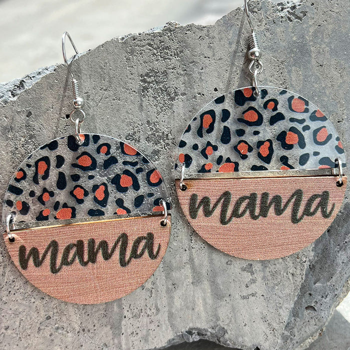 Mother's Day Mom Acrylic Earrings