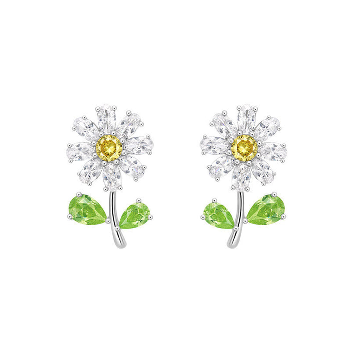 Small flower earrings