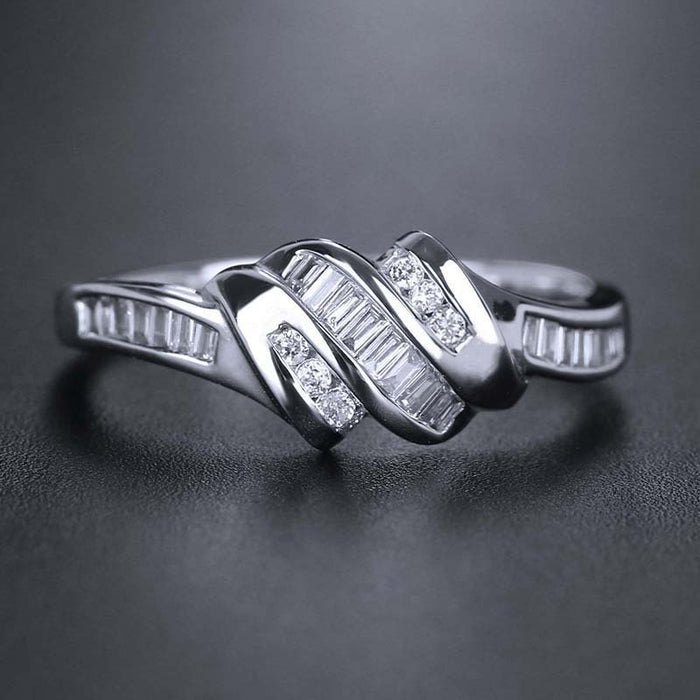 Personalized Christmas gift ring irregular temperament design ring