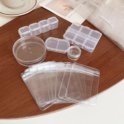 Portable transparent dustproof jewelry storage bags - wallojewerly 