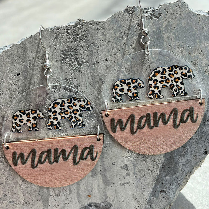 Mother's Day Mom Acrylic Earrings