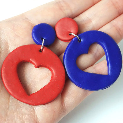 Unique Handmade Clay Earrings - Trendy and Stylish for Students