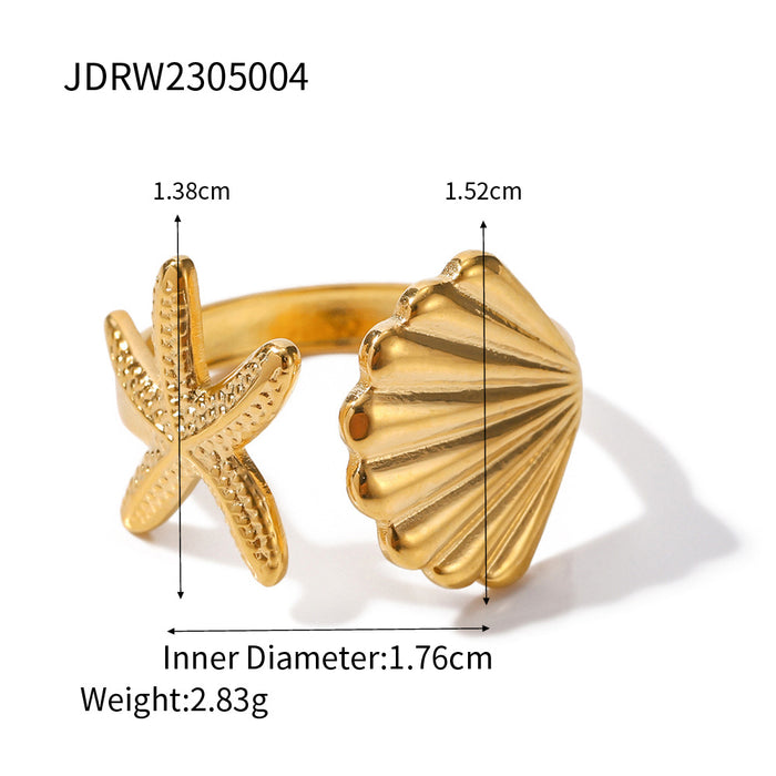 Pendientes de acero inoxidable chapado en oro de 18 quilates con doble capa: joyería de acero y titanio de dos tonos